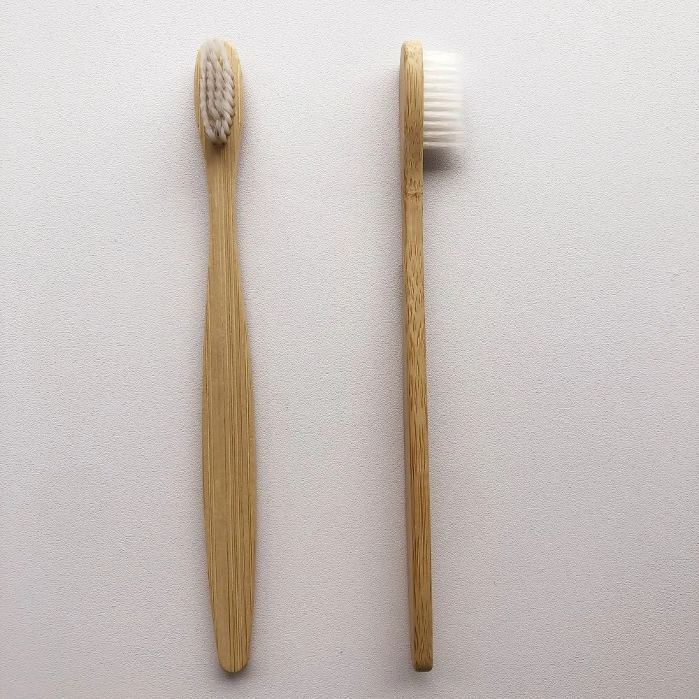 ECO-Friendly Items 8 BBTHB06:Eco-friendly Bamboo Toothbrush With Charcoal Activated Bristles | 100% Biodegradable, Eco-Friendly, BPA-Free